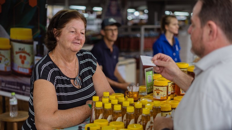 Produtores participantes das feiras fazem parte do Programa Estadual de Agroindústria Familiar