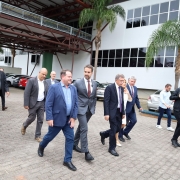 Ronaldo Santini e Governador Eduardo Leite na Festa da Uva