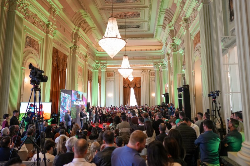 Palácio Piratini durante o lançamento do Agrofamília