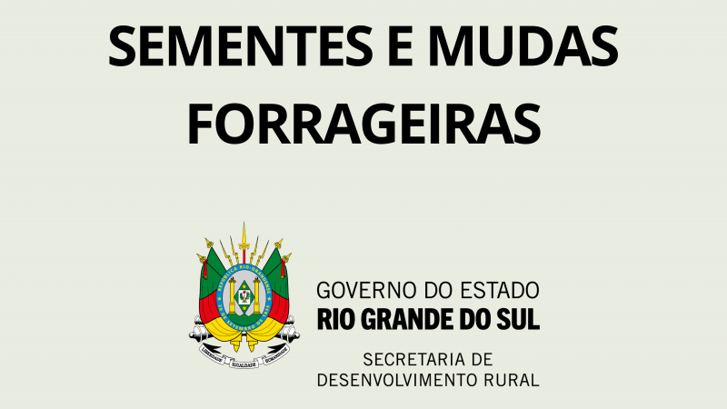 Programa Sementes e Mudas Forrageiras